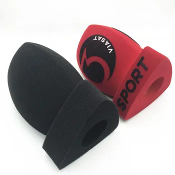 Linhuipad pasūtījuma žurnālists Interviju Mic priekšējā stikla mikrofons putu Rokas vējstiklu ar drukas logo iekšējais Diametrs:4 CM