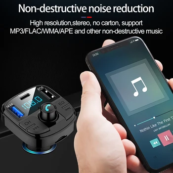 Auto MP3 Atskaņotājs ar FM Raidītājs USB Ātro Lādētāju C Tipa Uzlādes QC3.0 BMW E39 E53 E60 E61, E63 E64 E65 E66, E87 525i 530i M5