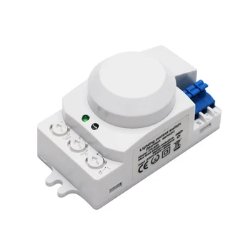 Apgaismojuma Vadības Slēdzis AC 220V 5.8 GHz Smart Mikroviļņu Kustību Sensors, Kustību Detektors Slēdzis