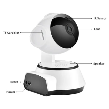 SDETER 2MP 1080P WIFI Kamera IP Bezvadu Mājas Apsardze, CCTV Drošības Sistēmas, INFRASARKANO staru Nakts Redzamības Baby Monitor divvirzienu Runāt