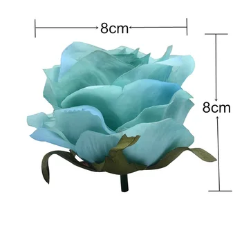 30 gab. 8 cm Lielas Mākslīgās Zīda Rožu Ziedu Galviņas Kāzu Mājas Apdare DIY Scrapbooking Viltus Ziedi Sienas Piederumi
