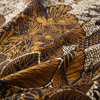 Celtņa Banānu koku, digitālās glezniecības tīra kokvilnas auduma bikses ткань хлопок ткани tissu telas por metro tissus tela āfrikas