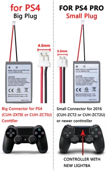 2Pc Akumulatoru Nomaiņa Sony PS4 Pro Slim Bluetooth Dual Shock Controller Otrās Paaudzes CUH-ZCT2 vai CUH-ZCT2U