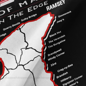 Pasūtījuma Kalnu Kursa Kartes Isle Of Man Tt T-Krekls Vīriešiem 6XL Īsām Piedurknēm Pilnu Kokvilnas Apaļu Kakla Tees