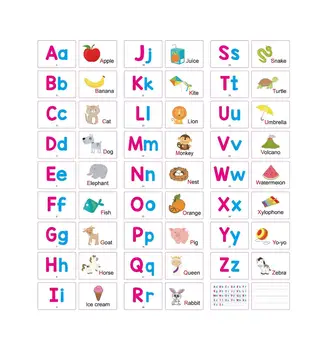 Mazulis angļu valodā A-Z Alfabētu Kartes ar Pildspalvu Noņemams angļu valodas apmācības Flash kartes Numuru, Krāsu un Formu Spēles Spēle Montessori Izglītības