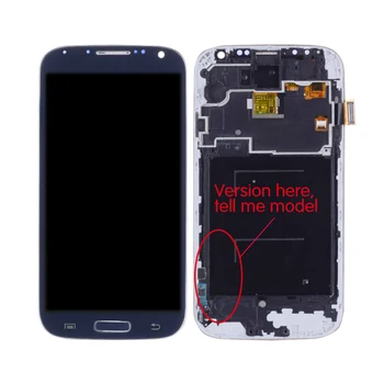 ORIĢINĀLS SAMSUNG Galaxy S4 LCD skārienekrānu, Digitizer Montāža Samsung S4 Displejs withFrame Nomaiņa i9500 i9505 i337