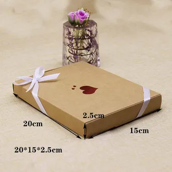 5gab Diy Sarkana sirds rotaslietas iepakojuma kaste sarkana /kraftpapīrs /balta krāsa lielo dāvanu komplekts kaste kāzu dod priekšroku konfektes lietas, apdares kaste