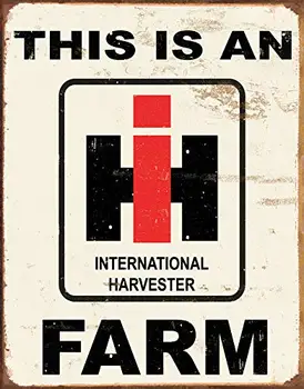 Tas ir IH Lauksaimniecības Problemātisko Retro Vintage Skārda Zīme Skārda Zīme