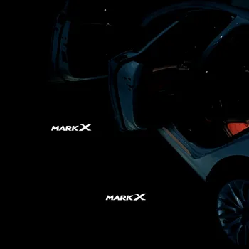 JURUS 2gab LED Auto Durvīm, Gaismas Logo Projektoru Lāzera Toyota Mark X 2006-2017 Spoku Ēnas, Gaismas, Auto Led Sveiciena Logotips Gaismas