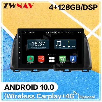 128G Carplay Android 10.0 ekrānu, DVD Atskaņotāju Mazda CX-5 Atenza 2013 2016 2017 2018 GPS Auto Radio Stereo Galvas vienības