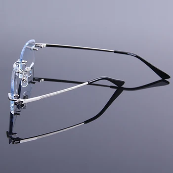 Jauns Vīrietis Bezrāmju Dimanta Griešanas Lasīšanas Brilles Vīriešiem Recepšu Brilles Vīriešu Optisko Tuvredzība Datoru Briļļu Vecuma Tālredzība