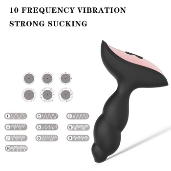 10 Ātrumiem Tālvadības Anālais Vibrators Vibrējošais Prostatas Massager Butt Plug Tūpļa, Maksts Stimulators Seksa Rotaļlietas Vīriešiem Vīriešu Geju