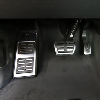 Bezmaksas piegāde Car styling nerūsējošā tērauda Sporta Degvielas Bremzes Kāju Pedālis uz lietu Audi Q7 SQ7 Q8 Cayenne,auto piederumi