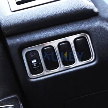 Par Mitsubishi ASX Outlander Sport RVR 2013 - 2017 2018 2019 Chrome Miglas Vadītājs Pielāgojiet Gaismas Slēdzi Paneļa Vāku Apdare Apdare