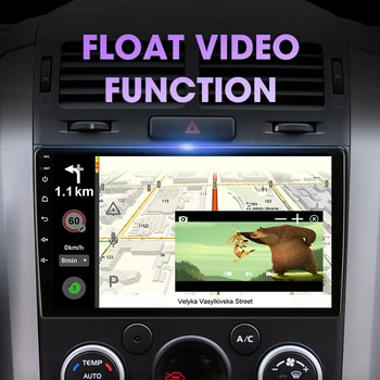 Android 10.0 Auto Radio Multimediju Video Atskaņotājs, GPS Navigācijas Suzuki Grand Vitara 3 2005-2 Din RDS 4G+64G Split Screen