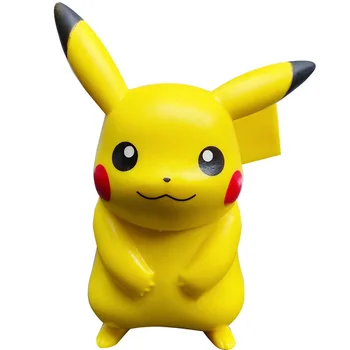 Pokemon Charmander Popplio Litten Pikachu Rowlet Treecko Eevee Fennekin Greninja Anime Rīcības Attēls Pārsteigums Lelles zēns dāvanu Rotaļlietas