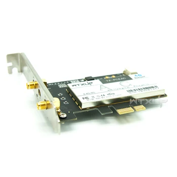 Qualcomm QCNFA344A NFA344 PCIE Bezvadu DARBVIRSMA ar tīkla Karti 867Mbps 802.11 AC pci-e wifi adapteri, BLUETOOTH 4.1 BT 4.1 8DBI X 2