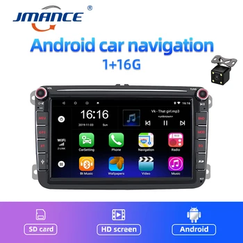 JMANCE Android 2 Din Auto MP5 Multivides Video Atskaņotājs, GPS Auto Radio Auto Radio Stereo 8