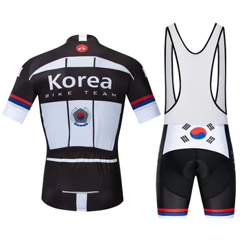 Weimostar Korejas Pro Komandas Riteņbraukšana Apģērbu Vīrietis Vasaras Sacīkšu Velosipēdu Džersija Komplekts Kalnu Velosipēds Apģērba Vienotu Velo Apģērbi