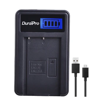 Durapro 2pc 1800mAh EN-EL9 EN, EL9 ENEL9 Uzlādējams Kameru Baterijas + LCD USB Lādētājs Nikon D40 D40X D60 D3000 D5000 Kameras