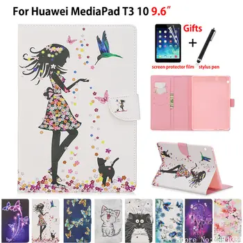 Tablete Gadījumā Huawei MediaPad T3 10 AGS-W09 AGS-L09 AGS-L03 9.6