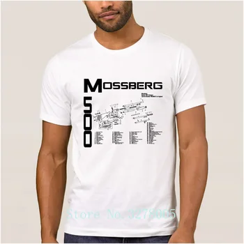 Zīmola La Maxpa Mossberg 500 Eksplodēja Apskatīt Fit T Krekls Mens Dabas Saules gaismas Vīriešu T-Krekls Homme Īsām Piedurknēm Vīriešiem Tshirt