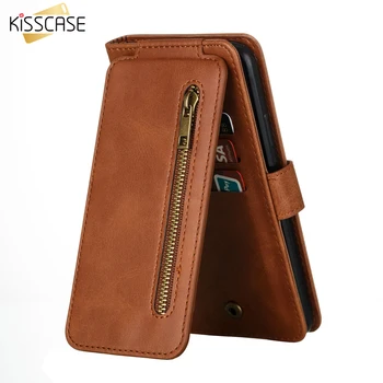 KISSCASE A70 A50 Note10 Plus A20 A30 Note10 Vertikālā Flip Maciņš Case For Samsung S10 Plus S10 A50 A20E S8 S9 A40 9 Karte Sedz