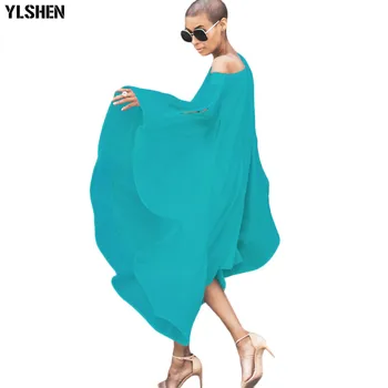 Vasaras Šifona Āfrikas Kleitas Sievietēm 2019 Ziņu Modes Sexy Off-plecu Lidot Piedurknēm Ilgi Āfrikas Kleita Bazin Ikdienas Svārki