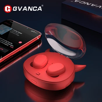 GVANCA i-10 TWS pirkstu Nospiedumu Touch 5.0 Bluetooth Austiņas Bezvadu Austiņas HD Stereo Earbuds Smart Troksni Atsverot Austiņas