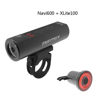 Jaunu Enfitnix Navi600 Road Bike Kalnu Velosipēds Velosipēdu Smart Lukturu Lampiņu Xlite100 Apgaismojums USB Uzlādes Astes Gaismas