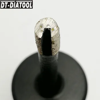 DT-DIATOOL 2gab 6mm+8mm Dimanta Metinātas Cietā Segmentos Urbšanas Core Biti Urbju Caurumu Redzēju, Granīta, Akmens M14 Vītni Slapjš