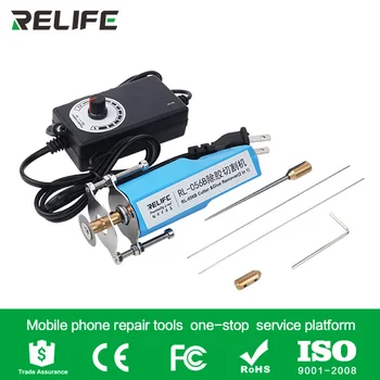 RELIFE RL-056B 2 in 1 Līmi Noņemšanas Tālruņa Ekrāna Griešanas Mašīna Tālrunis Labošanas Rīks Tālrunis LCD OLEDScreen Remonts Remonts