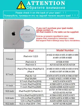 IPad 2 3 4 korpusu Ar Pildspalvu Slots Tauriņš Iestatīt Caurspīdīgu Soft Cover iPad Pro 5 6 Paaudzes 9.7 10.2 11 12.5 Mini 1 2 3 4 5
