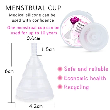 Bezmaksas Piegāde 1pc sieviešu higiēnas produkti maksts kopšanai / lady cup menstruālo / alternatīvā tamponi medicīniskā silikona kauss R-191