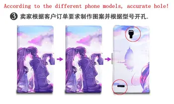 DIY Tālrunis soma Personalizētu pielāgotus foto Attēlu PU ādas gadījumā pārsegu, lai Huawei Y5 II 2 CUN-U29 CUN-L21 CUN-L01
