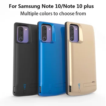 Samsung Galaxy Note10, Ņemiet vērā, 10 Plus Akumulatora korpusa 5000/6000mAh Ārējās Rezerves Akumulators, Lādētājs Gadījumā Samsung note10 Vāciņu