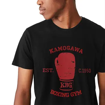 2019 Hajime Nav Ippo KBG T-krekls Vīriešu Traks Liels T-krekls ar Apaļu Apkakli