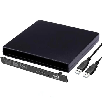 12.7 mm USB 2.0 Ārējie DVD-RW/CD-ROM Blu-ray Gadījumā Klēpjdators, galda DATORS, Optiskā Diska SATA Uz SATA Ārējie DVD Kameras