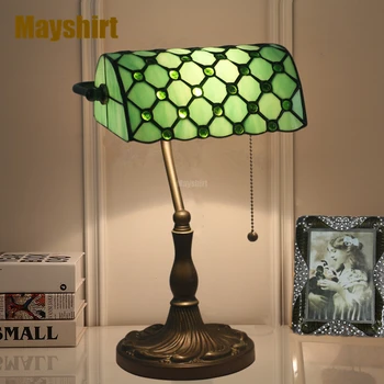 Tiffany Vitrāžas Galda Lampas Guļamistabas Vintage Lampas Led Stāvēt Gultas Dzīvojamā Istaba, turku Mozaīkas Galda Lampas Joslā Mājas Dekoru