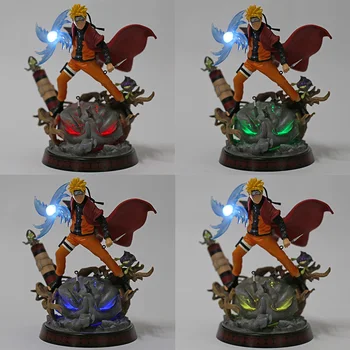 Naruto Shippuden Uzumaki Naruto Vēja Relīze: Shuriken Ver. GK Statuja Kolekcionējamus Modelis Rotaļlietas