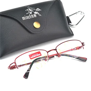 MINCL/ Izlūkošanas Progresējoša Multifokāla Tirdzniecības Lasīšanas Brilles Bifocal Red womens Ultra Light Dubultā lasīšanas brilles FML