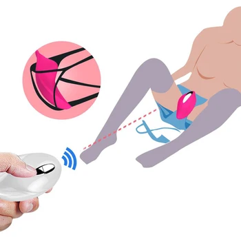 Vibrējošais Biksītes 10 Funkcijas Bezvadu Tālvadības Siksnu Apakšveļu Vibrators Klitora Stimulators Seksa Rotaļlieta, Paredzēta Sievietēm