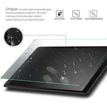 Par Nvidia Vairogs K1 8Inch Tablete Rūdīts Stikls Piemaksu pret Skrāpējumiem Anti-Scratch (Anti-fingerprint Screen Protector Vāciņu
