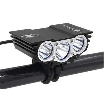 Solarstorm X3 Velosipēdu 6000 Lūmenu 4 Režīmā XML T6 LED Velo Priekšējo Gaismu Akumulators + Lādētājs