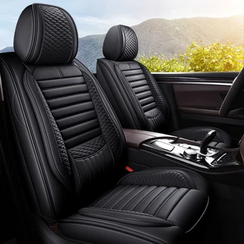 Pilns Pārklājums Eko-ādas auto sēdekļu pārvalki PU Ādas Automašīnu Sēdekļu Pārvalki bmw x1 e84 f48 x3 e83 f25 g01
