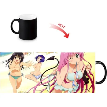 12oz Anime Bikini Meitene Siltuma Atklāt Burvju Krūze Krāsu Izmaiņas, Kafijas Piens, Tēja Cup Pielāgota Karstā Jutīga Krūzes