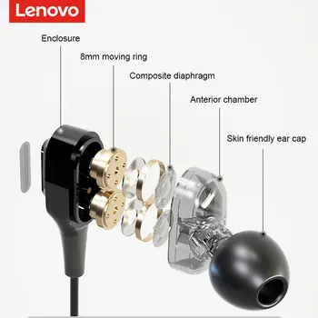 Lenovo Bezvadu Neckband Bluetooth Austiņas Stereo Magnētisko Austiņas in-ear Sporta Austiņas, Austiņu iPhone xiaomi Huawei