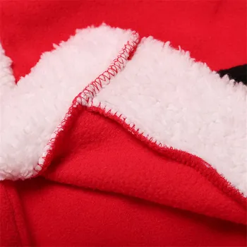 SR039 jaundzimušo bērnu apģērbu bebe bērns meiteņu un zēnu drēbes, Ziemassvētku sarkanā un baltā puse kleita, cepure, Ziemassvētku Vecīša cepure kuģīši