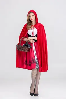 Maz Red Riding Hood Pils Karalienes Kostīms Helovīna Cosplay Vienotu Anime Šovs Pieaugušo Cosplay Kostīms