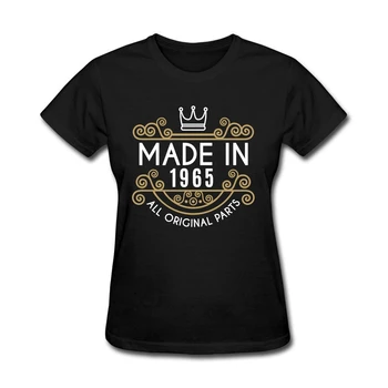 Sievietes Dzimšanas dienas Dāvanu t krekls Pre-kokvilna Izgatavots 1965. Gadā Visas Oriģinālās rezerves Daļas, Sieviešu t-krekli